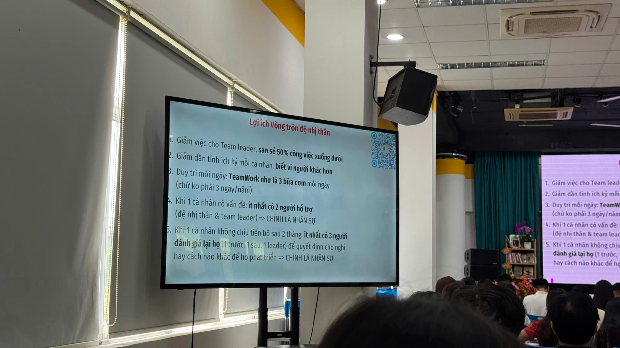 Slide: Lợi ích Vòng tròn đệ nhị thân, 5 điểm
