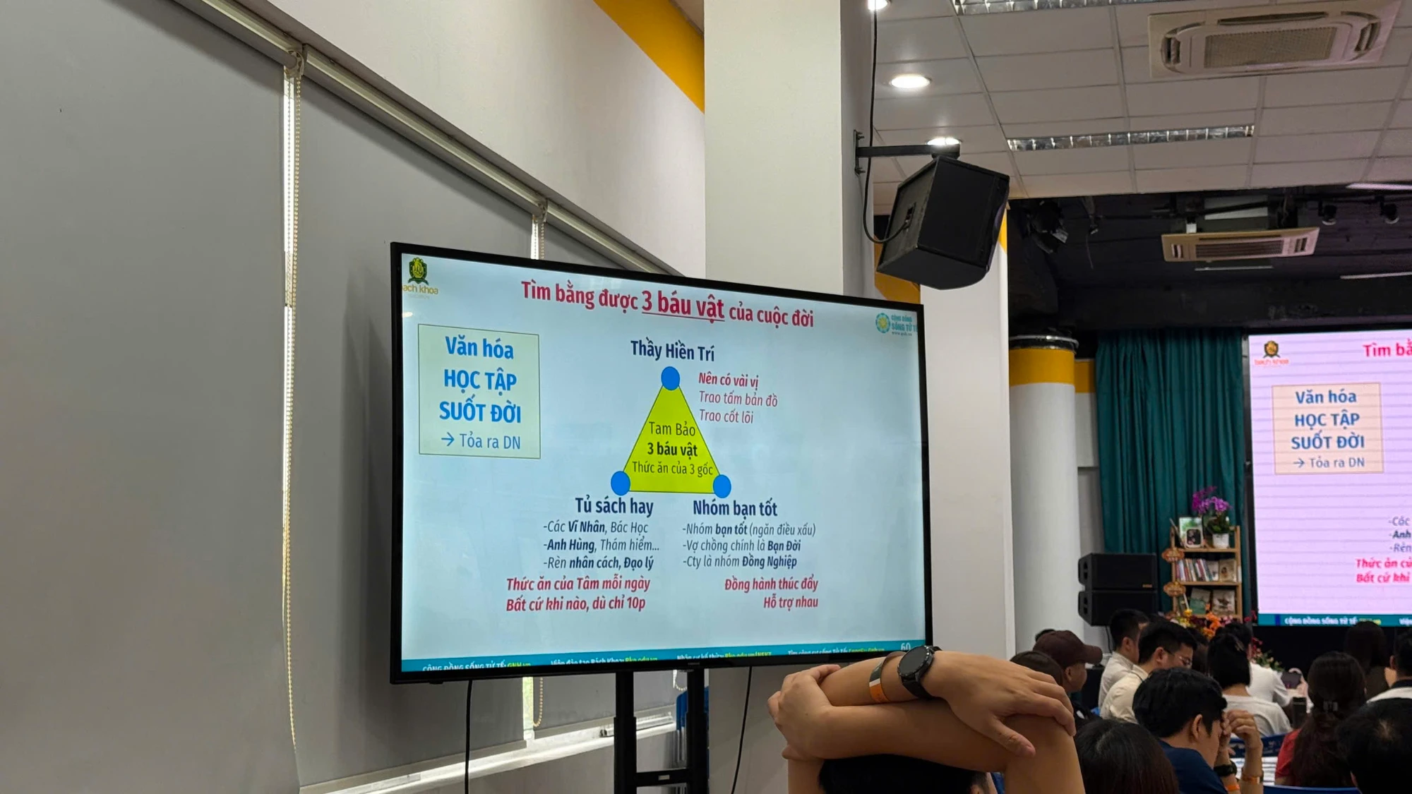 Slide: Tìm bằng được 3 báu vật của cuộc đời, tam giác Tam Bảo