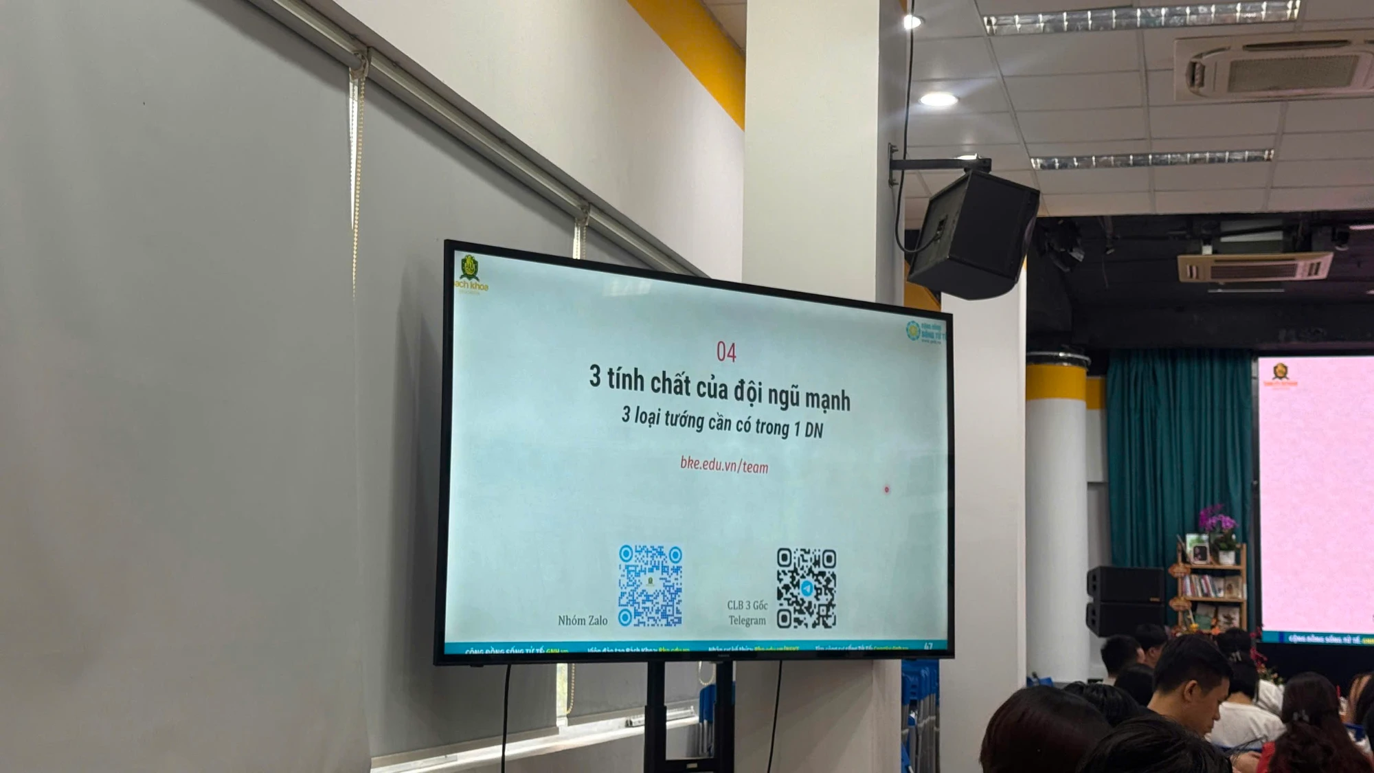 Slide bìa phần 04: 3 tính chất của đội ngũ mạnh, 3 loại tướng cần có trong 1 DN